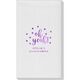 Confetti Dots Oh Yeah! Linen Like Guest Towels Image 3 of 4